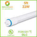 160lm/W Super Lumens T8 LED Tube with Plastic Cover